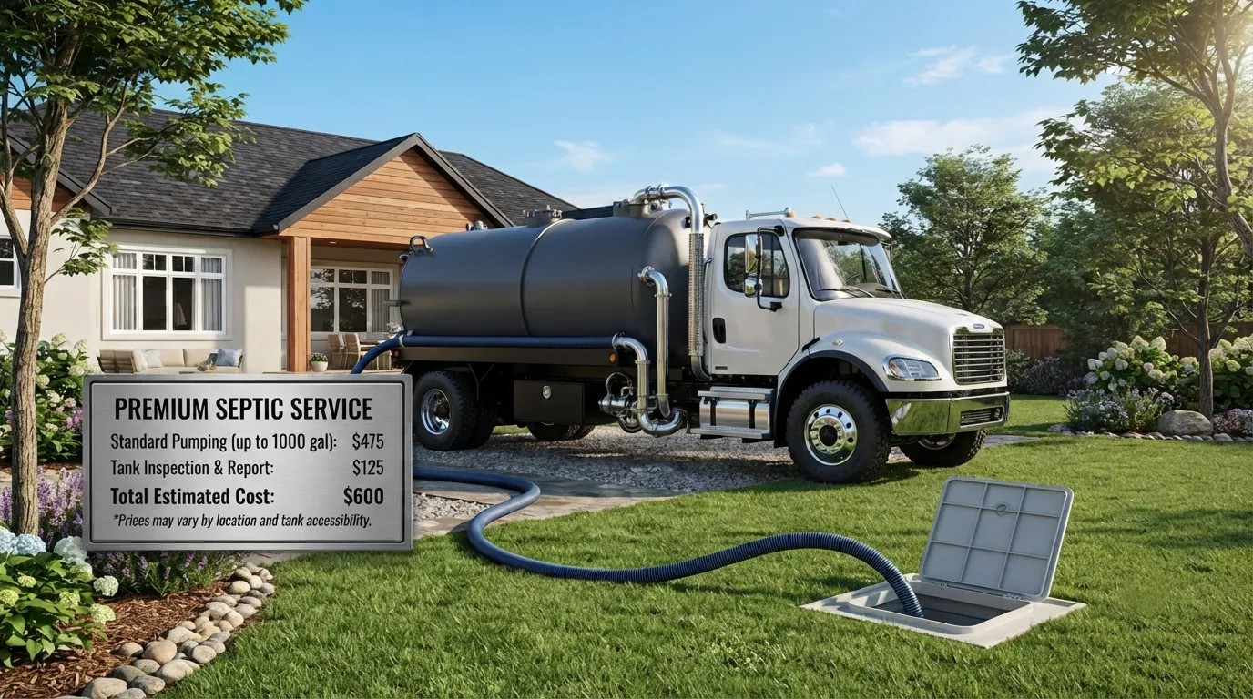 Septic Tank Pumping Cost in Germantown, MD
